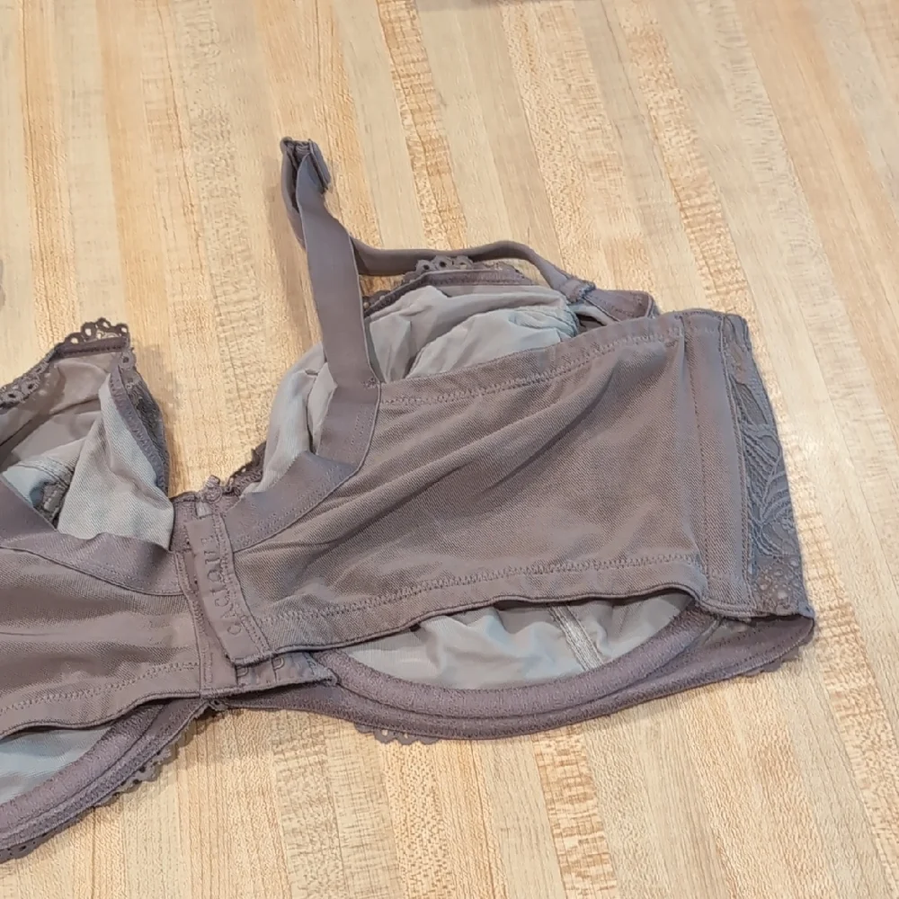 Cacique Lace Underwire Bra - Brown - Picture 5 of 7